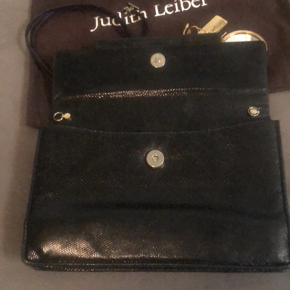 Judith Leiber Lizard Skin Evening Clutch Bag - Picture 7 of 16